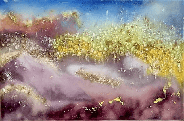 Aurora – Textured Fused Glass Wall Art