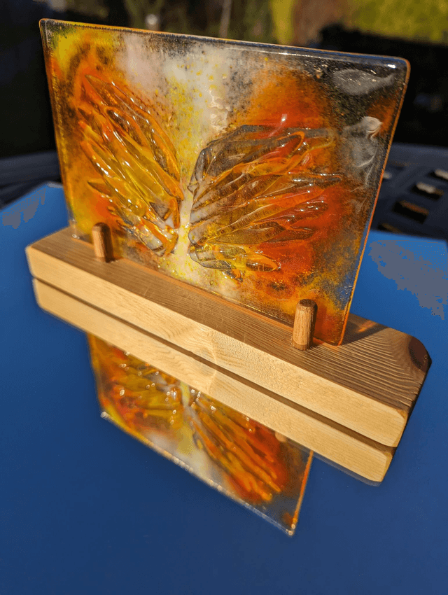 Freestanding Amber wings